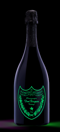 DOM PERIGNON Vintage Brut 2013 šampanas su šviečiančia etiketė - Prike